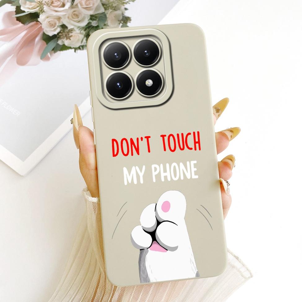 Casing For Xiaomi 15T 5G Cover Silicone Luxury Fashion Flowers Kawaii Cute Painted Shockproof Phone Case 25069PTEBG