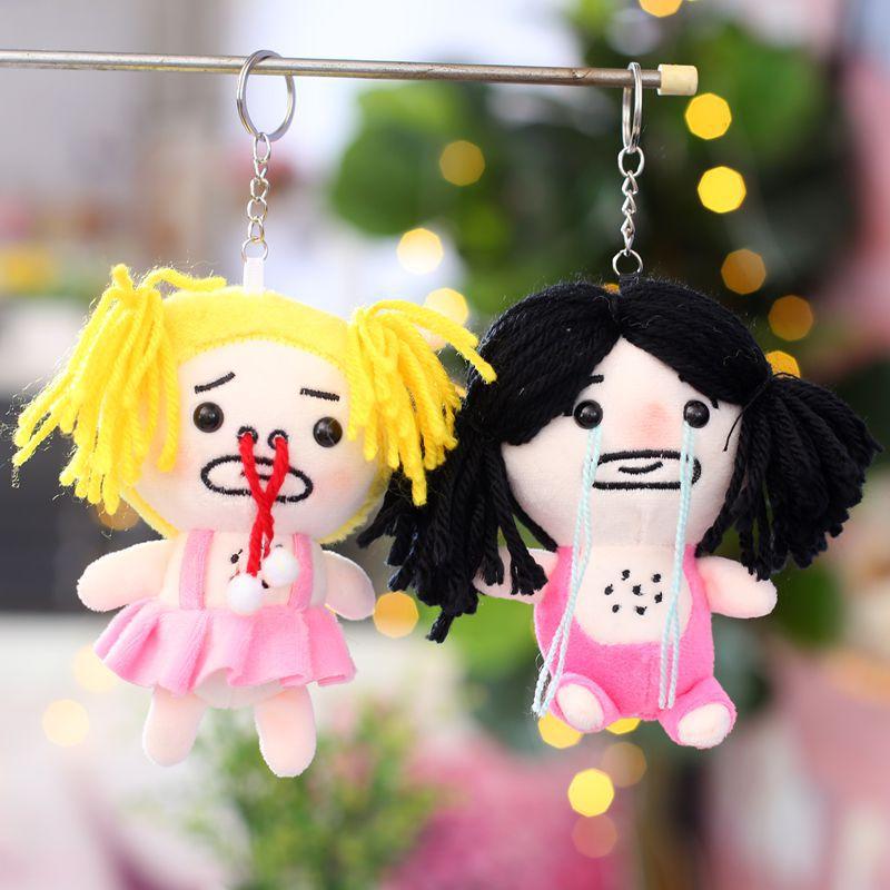 Cute Cute Hatsune Miku Mart Doll Pendant Plush Toy Cartoon Doll Bag Hanging Keychain