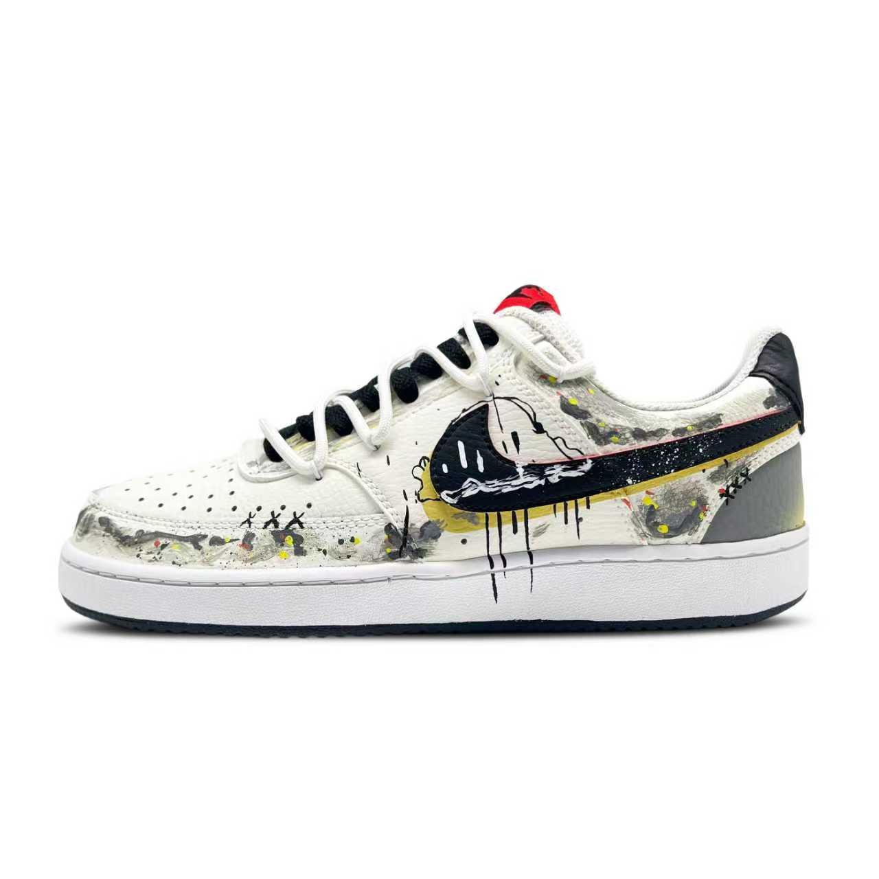 

Nike Court Vision 1 Shadow Coverage Low top Skateboard Shoes Men s Gray White DM1187-101(Team1112-) 44