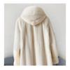 New Winter Imitation Gold Mink Coat Women's Long Hooded Fur Integrated Imitation Mink Fur Coat Large Size