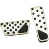 Compatible with Dodge Challenger Charger 2008-2023 Stainless Steel Gas Brake Accelerator Pedal Pad Cover Set