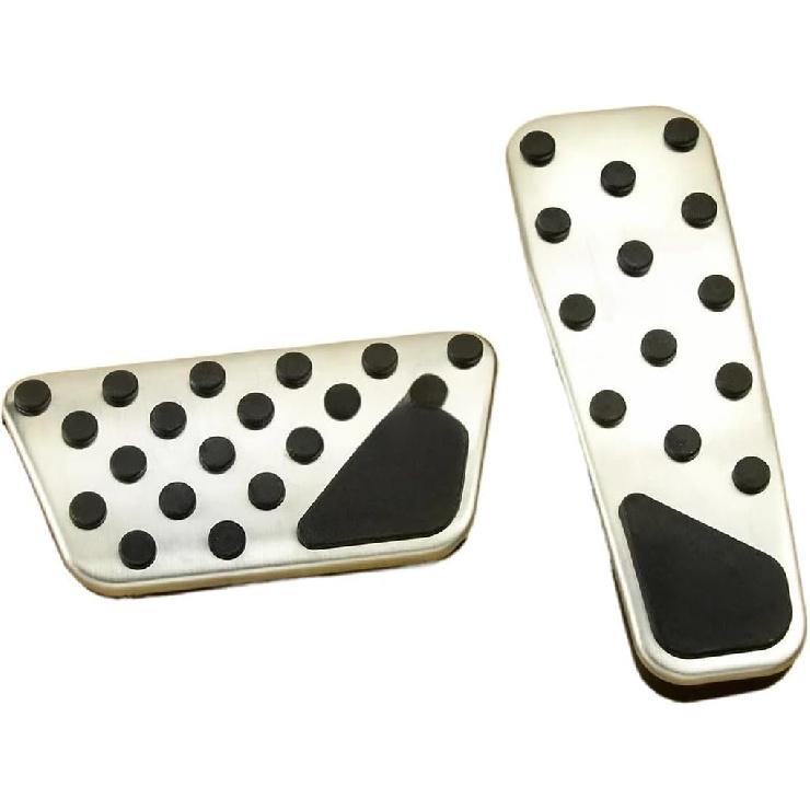 

Compatible with Dodge Challenger Charger 2008-2023 Stainless Steel Gas Brake Accelerator Pedal Pad Cover Set