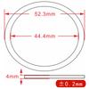 44.4X52.3X4mm 4PCS Exhaust Pipe Gasket For Honda VTR1000 Super Hawk 1998-2005 VT700C 1984-1985 CRF1000 2016 2018-2019