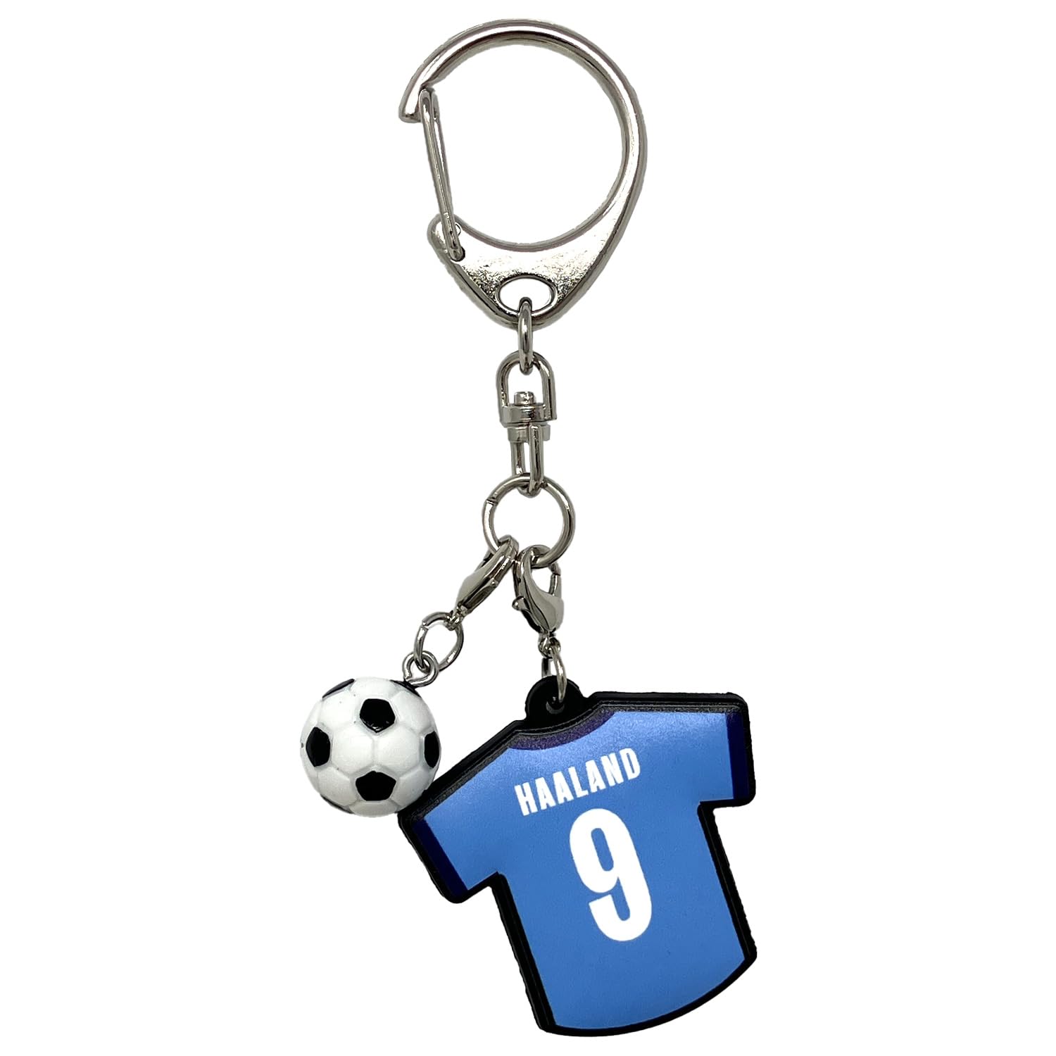 Манчестер Сити ФК Униформа Резиновый Брелок ХАЛАНД MC54712 #9 синий