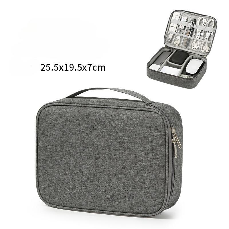 Portable USB Data Line Charger Storage Bag Travel Cable Organizer Waterproof Cable Storage Bag Digital Electronic Organizer