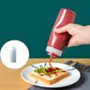 Plastic Condiment Dispenser With Narrow Spout For Homes Kitchen Outdoor BBQ Large Capacity Sauce Squeeze Bottle