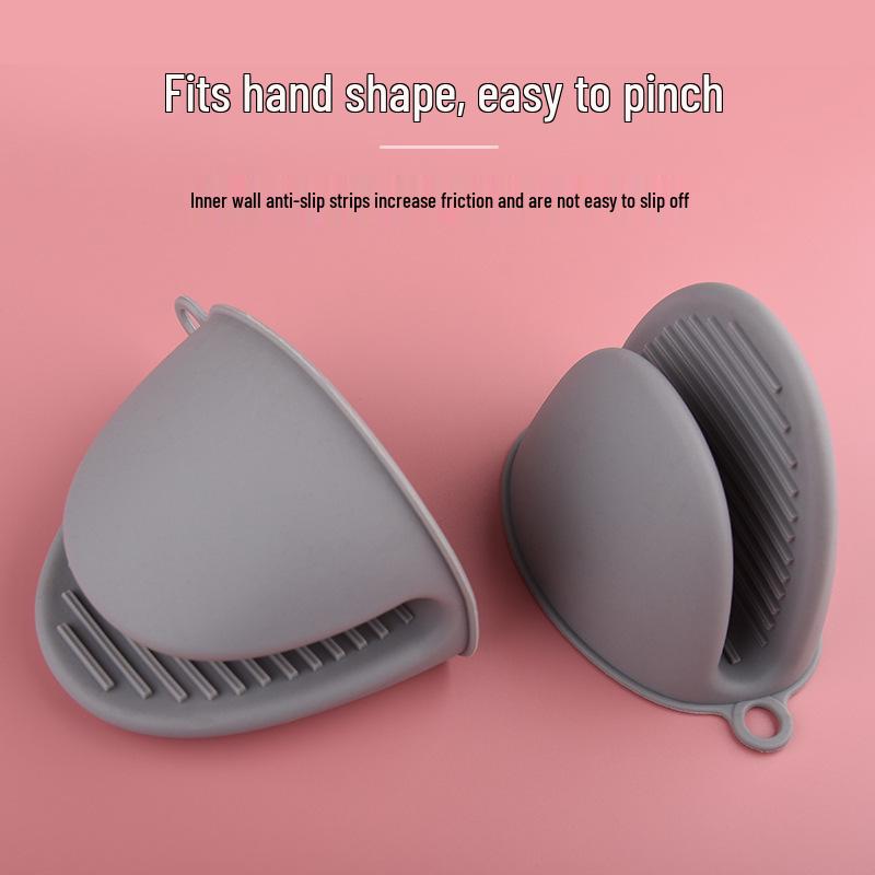 Set di 6 Guanti da Forno in Silicone Resistenti al Calore e Antiscottatura