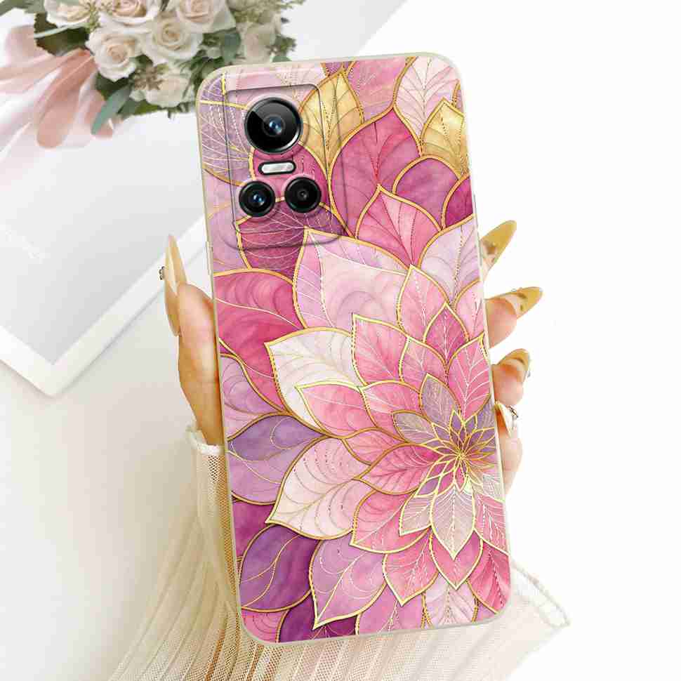 6.7" For Realme GT Neo3 5G 2022 Case Luxury Dragon Butterfly Soft Silicone Cover For Realme GT Neo 3 RMX3560 Protective Shell