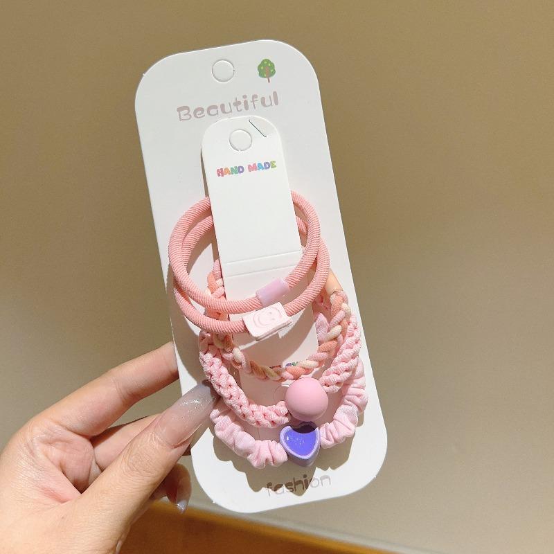 High-end Feel  Elastic and Durable  Thick Hair Tie Versatile Ponytail Hair Band  Hair Tie Women's Hair Tie  Leather Band  Leather Cover  Headwear