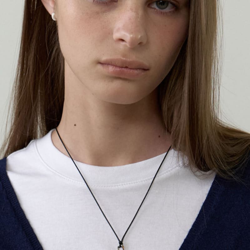 LOVE ME MONSTER Simple Chain Long Strap Necklace (L253MNK080)