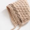 Korean Winter Princess Hat: Cute, Thickened Knit Wool with Ear Protection for Girls