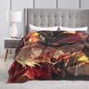 Honkai Star Rail Topaz Plüschdecke Kind Flanell Überwurfdecke für Sofa Sessel Warm Weich Maßgeschneiderte Qualität Bettüberwurf