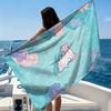 1 Stück Rosa Axolotl Schwimmender Strandtuch Schnelltrocknend Super Saugfähig Geeignet für Strandurlaub Pool Fitnessstudio Yoga Geschenk für Freunde