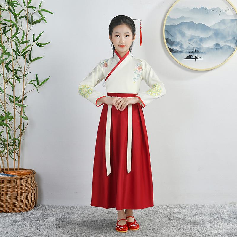 Traditional Hanfu Boys' Sinology Outfit: Ancient Costume for Primary School Performances