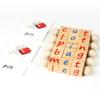 Children's Cube Building Block Wooden Toy Numbers Alphabet Rubik's Cube Learning Cognitive Game Cards English Spelling Words
