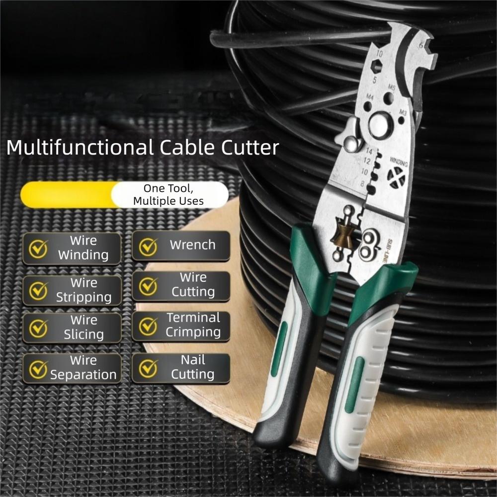 Multi-function Wire Cutting Pliers Metal Crimpper Electricians Hand Tools  Wireman Maintenance Tool