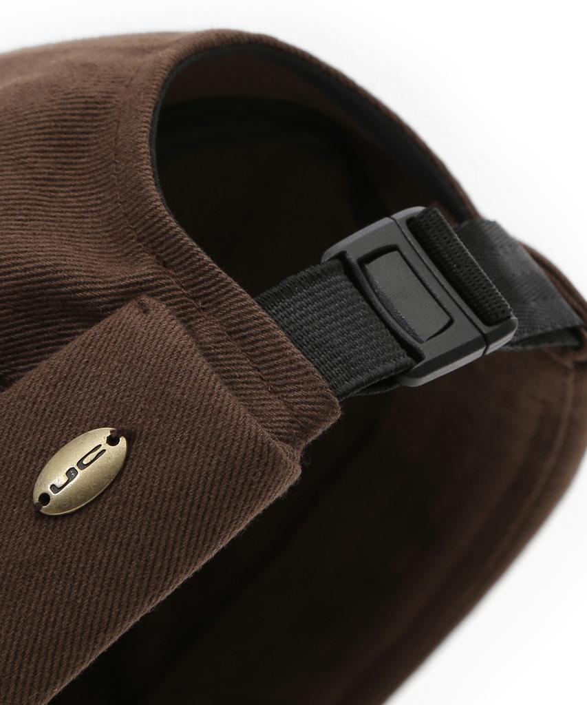 Eondeokeonteulol Four Seasons Vintage Cotton Camp Cap Adjustable Brimless Watch Cap Beanie Hat Uc / Mold Cap / Camp / Faded Brown