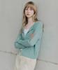 LEFTSEOUL All Day Linen Blend Cardigan [Mint]