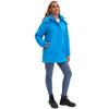 Women’s Warm Windcheaters Detachable Hooded Fleece Lined Zipper Coats Windproof Parka Outdoor Hiking Mountaineering Jackets