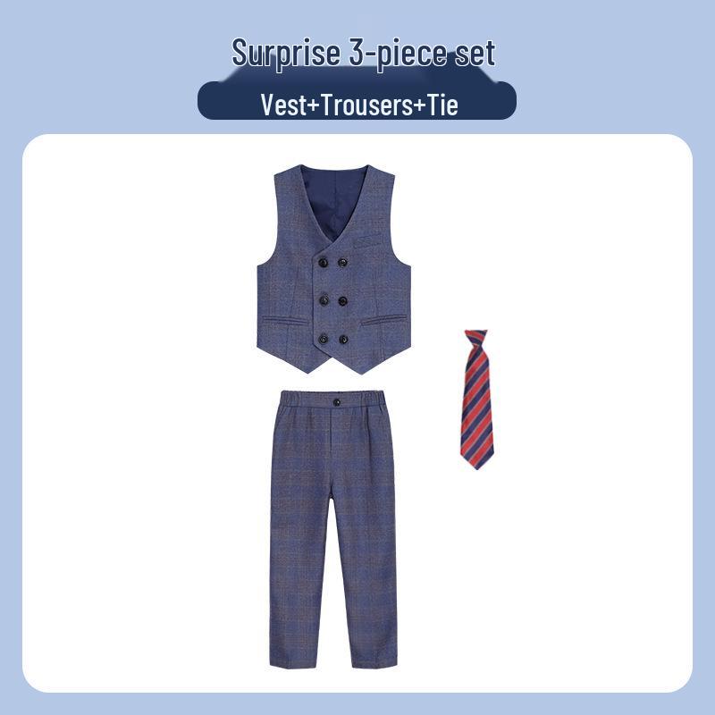 Dětské sako v britském stylu - Podzimní/zimní formální oblek pro chlapce