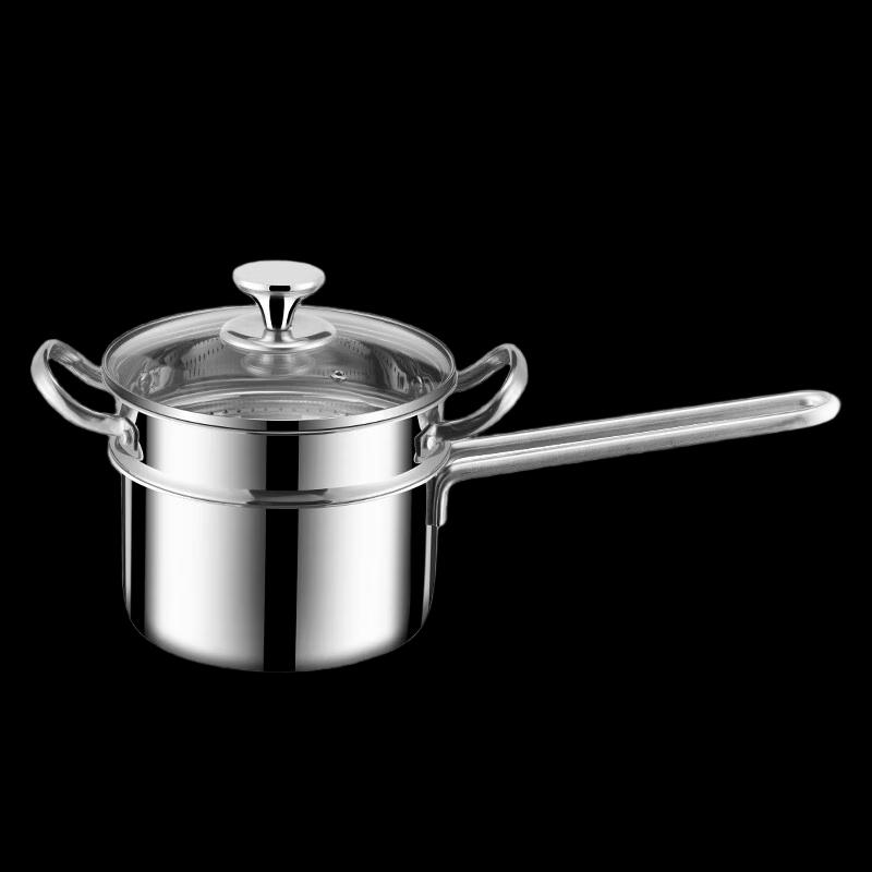 

Triceratops 18cm Stainless Steel Milk Pot with Steamer