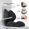 Integrated Heated Massage Lumbar Support Seat Cushion for Office Chair