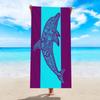 1pc Large Sized Ultra-fine Fiber Beach Towel, Quick Drying and Absorbent Multifunctional Swimming Towel, Quick Drying Beach Towe