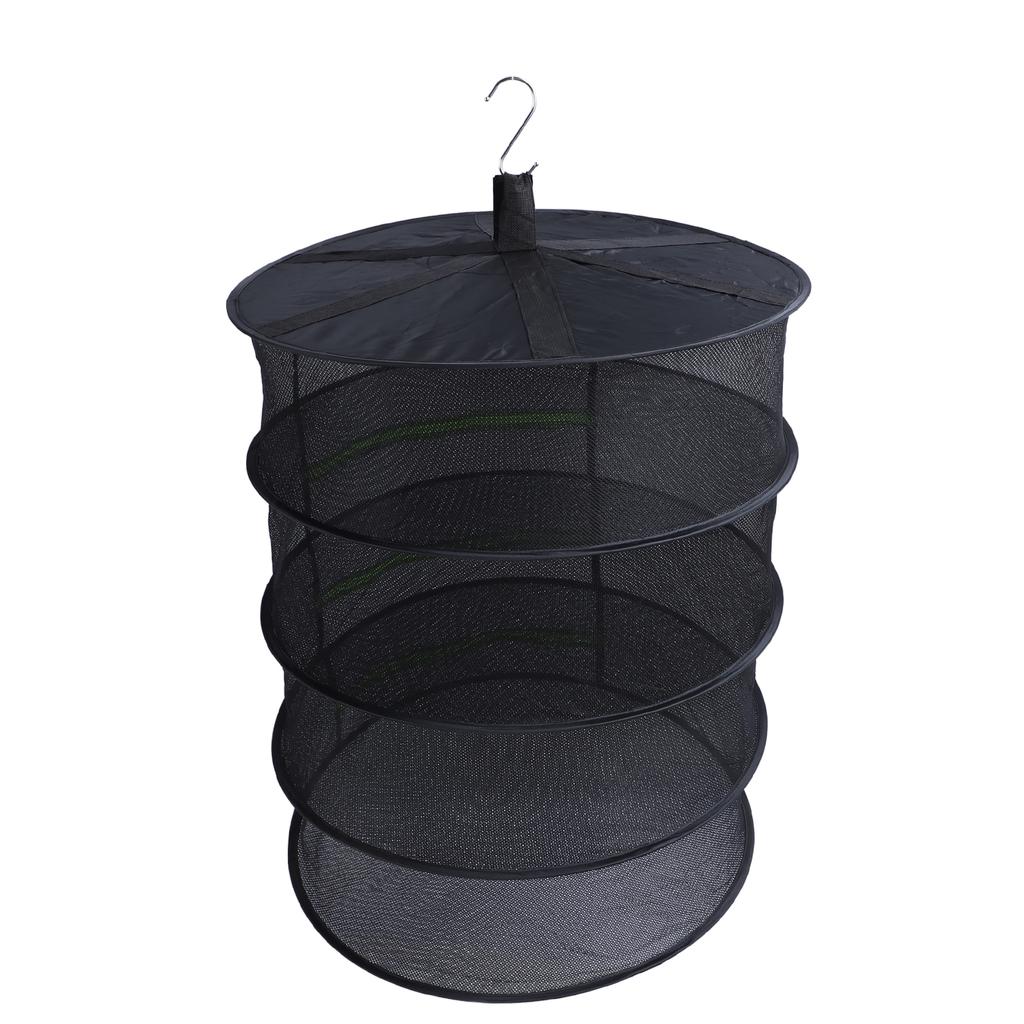 Kräutertrockengestell mit Öffnung, mehrlagiges, vielseitiges Hänge-Trockennetz für Growboxen, Obst, Gemüse