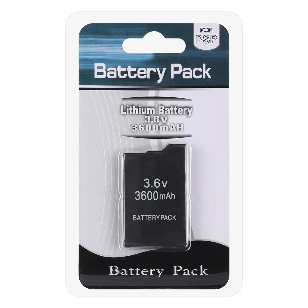 1 Stück 3,6 V 3600 mAh Gamepad Lithium-Akku wiederaufladbar für PSP1000 PSP-110 Konsolen-Akkus für PSP PSP3000