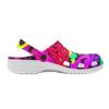 Printed Breathable EVA Clogs Unisex Lightweight Slip On Garden Shoes Beach Pool Home Bathroom Summer Sandals Lightweight Wear