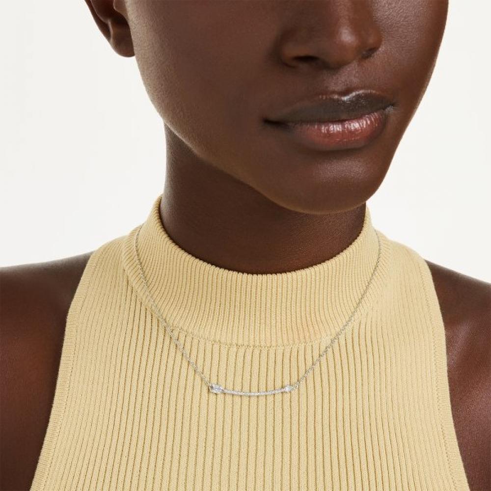 Swarovski Arrow Rhodium Necklace 5737293