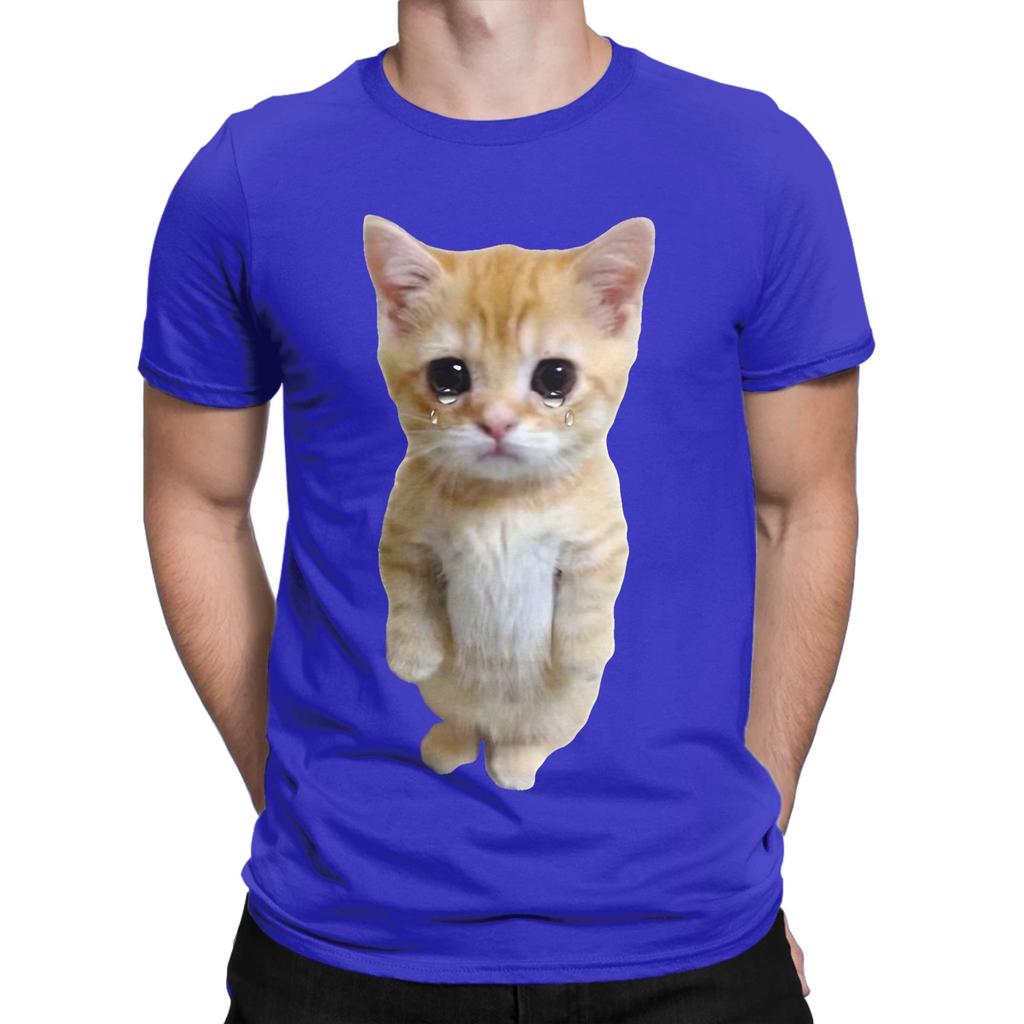 Hq Sad Crying Standing Up Meme Novelty 100 Cotton Tshirt Meme Tops Tees For Unisex
