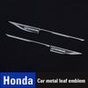 Honda Metal Stickers 2Pcs Car Body Decoration Stickers For Honda Civic Accord Fit Jazz Pilot CRV Odyssey Passport City Shuttle