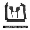For Tesla Model 3 Highland 2024 2025 Front Door Sill Anti-kick Protector Threshold Strips TPE Rear Trunk Door Guard Pad Cover