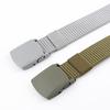 Outdoor Plastic Buckle Imitation Nylon Sports Women'S Canvas Wide Belt, Men'S Casual Belt Tactical Belt