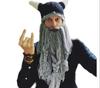 Cappelli da Festa Creativi con Barbe Grandi - Accessori Divertenti e Strani per Halloween Autunno/Inverno