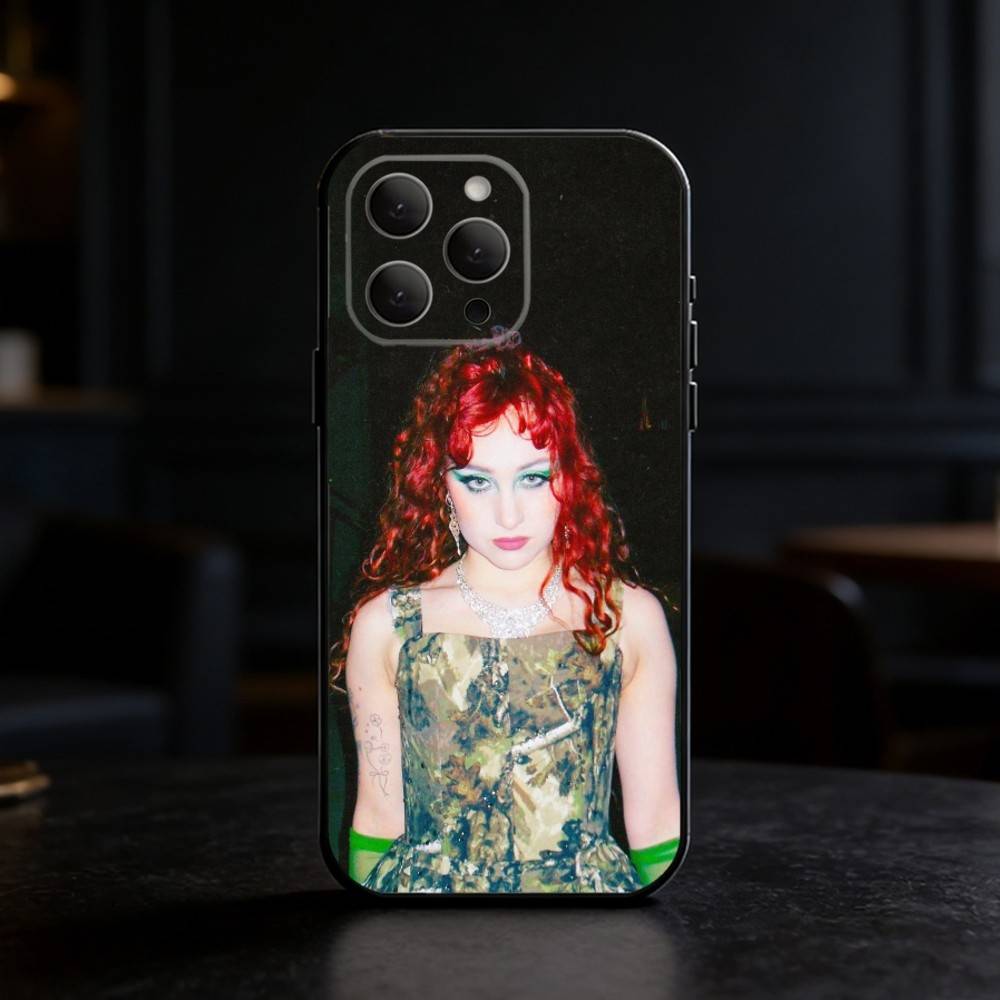 C-Chappell Roan Phone Case Silicone black Soft For IPhone 17,16,15,14,13,12,11,SE,Plus Pro Max