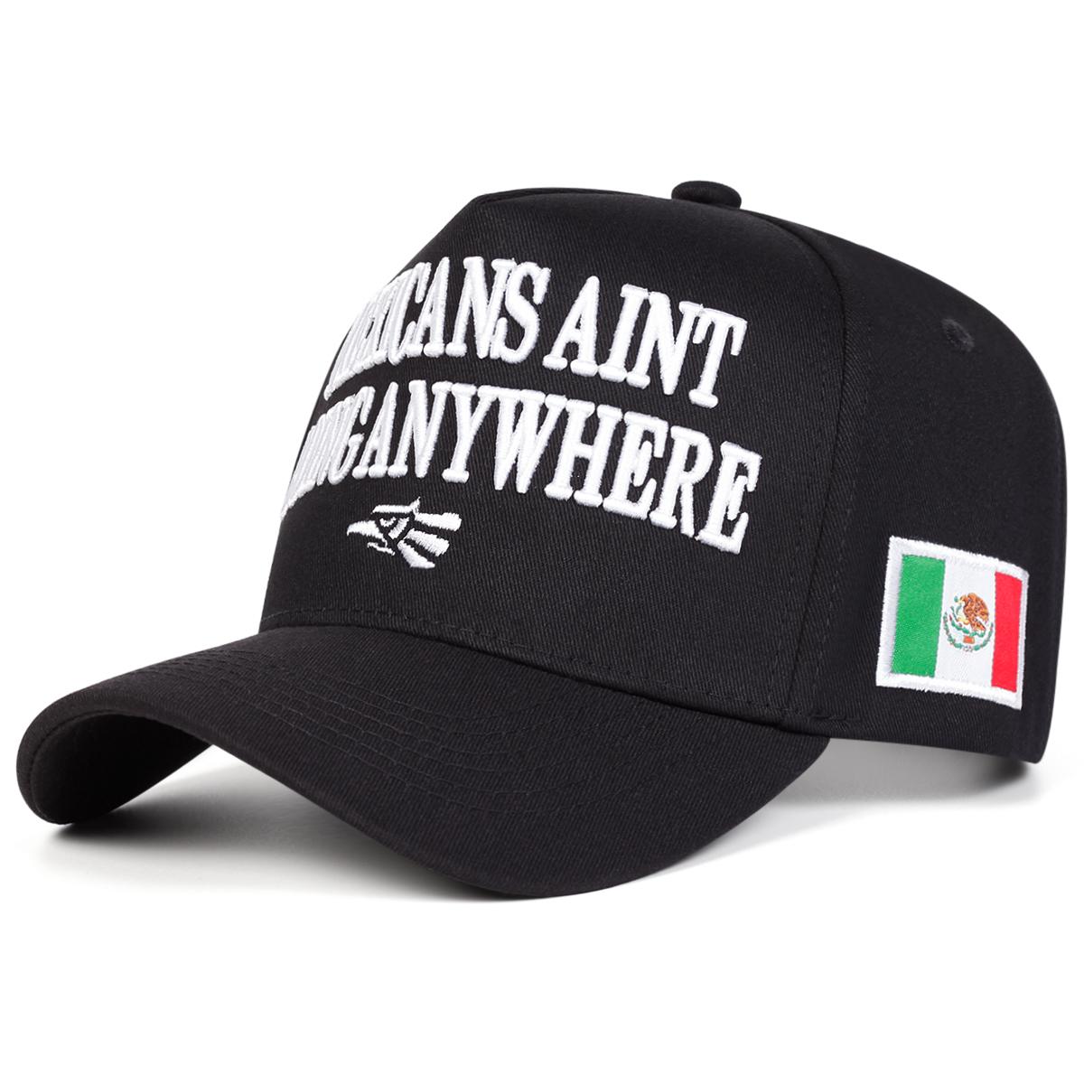 

Unisex Mexicans Aint Letter Embroidery Baseball Caps Spring Autumn Outdoor Adjustable Casual Hats Sunscreen Hat Sports Cap