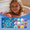 Kids Bath Bomb Gift Set  Colorful Bath Fizzies with Surprise
