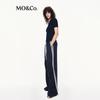 MO&Co. Women's Sporty High-Waist Wide-Leg Casual Trousers