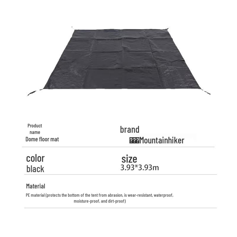 Bergkuppel Campingzelt: Großes Outdoor-Vordach für mehrere Gäste, ideal für Campingplätze und Selbstfahrer-Touren.
