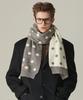 BEYOND CLOSET Nomantic Twice Dot Scarf Gray