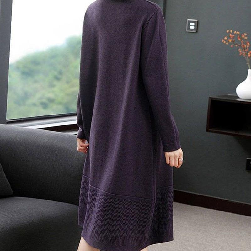 Sweater for Women Autumn Winter Lightweight Warm Knitted Stretchy Long Sleeve Tops