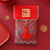 Best Wishes Brocade Red Envelop Embroidery Red Pockets Exquisite Hongbao  Spring Festival