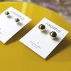 RACOHA RACOHA 12mm Silver Ball Earring (925 Silver)