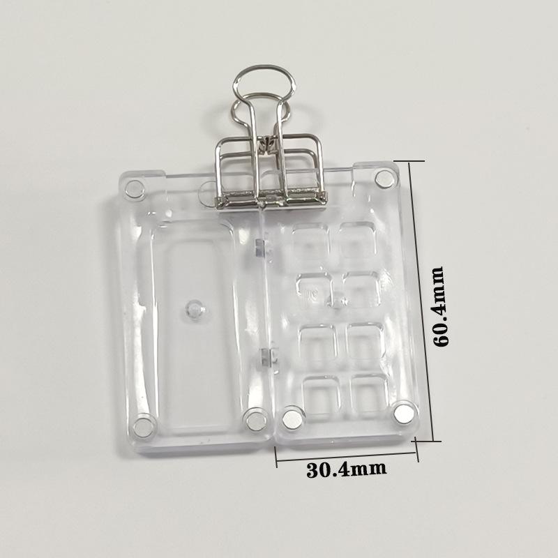 

8 ячеек Прозрачная Магнитная Мини Дорожная Пластиковая Коробка Палитра для Акварельной Краски Субпакет