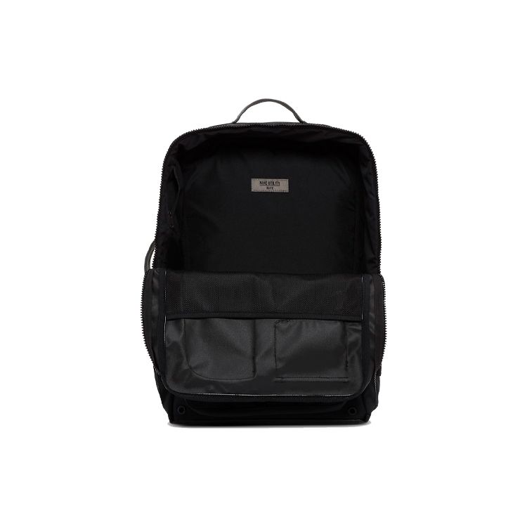 Nike Retro Functional Multi-Pocket Polyester Backpack Unisex Backpacks Black CK2656-010