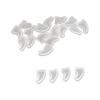 20PCS Pet Cat Nail Covers 20Pcs Soft Comfortable Clear Nail Tips for Cats Anti Scratch Furniture Safe Caps with Glue