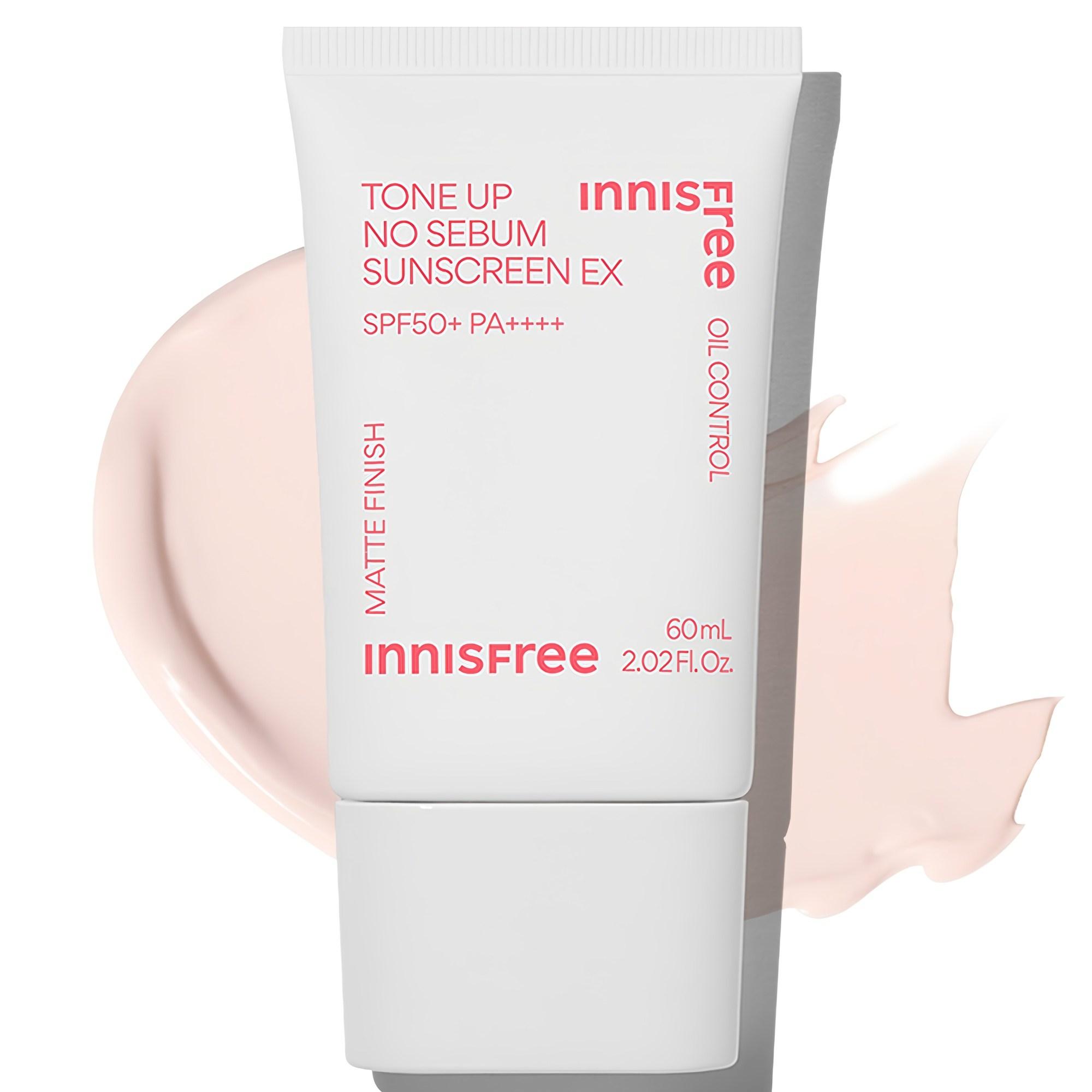 Innisfree Tone Up No Sebum Sunscreen EX SPF 50+ PA++++