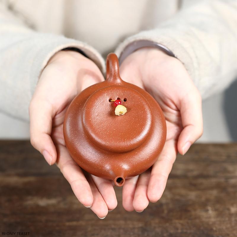 150ml Chinese Yixing Purple Clay Teapots Creative Handmade Tea Pot Zisha Teaware Beauty Tea Infuser Kettle Tea Set Gifts